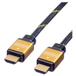 Roline 11.04.5566 HDMI Cable Black Gold plated connectors 10m double shielded