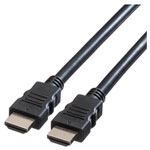 Roline 11.04.5576 HDMI Cable HDMI-A plug 10.00 m Black Shielded
