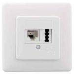 Rutenbeck 13311201 Phone socket Screw fastening Pure white