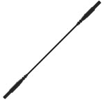 Schützinger 99014984 Safety test lead Plug  Black 200cm