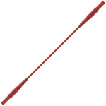 Schützinger 99014987 Safety test lead Plug  100 cm Red Test Leads