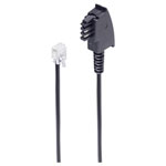 Shiverpeaks BS70000-3 Shiverpeaks DSL Cable Black 3m TAE-F to RJ11 6p2c