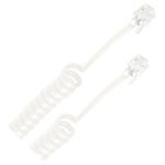 Shiverpeaks BS70132 Phone Cable RJ10 plug gold plated 2 m White