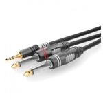 Sommer Cable HBA-3S62-0300 Jack Audio Cable Black 3.00 m 3.5 mm to 6.3 mm mono