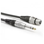 Sommer Cable HBP-XF6S-0900 Audio Adapter cable Black 9.00 m Jack to XLR