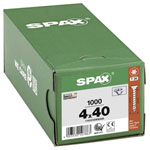 SPAX 1191010400405 Wood screw 4 mm x 40 mm T-Star Plus Steel WIROX Pack of 100