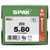 SPAX 1191010500805 Wood screw 5 mm x 80 mm T-Star Plus Steel WIROX 200 pcs