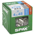 SPAX 4577000450456 Tinsmith screw 4.5x45mm T-Star Plus Stainless steel A2 80 pc