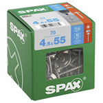 SPAX 4577000450556 Tinsmith screw Stainless steel A2 4.5 x 55 mm 70 pcs