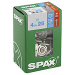 SPAX 4587000450257 Tinsmith screw Stainless steel A2 4.5x25 mm 75 pcs