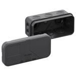 Spelsberg 34420801 Joint box 43x89x38 mm Black IP55 10 pcs Wet Room Junction Box