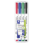 Staedtler 301 WP4 Lumocolor whiteboard pen 4 pcs black red blue green