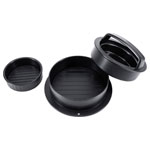 Steba 998600 Burger press Black Ideal barbecue tool for perfect patties