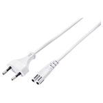 Sygonix SY-5044218 Mains cable White 5m IEC
