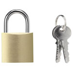 Sygonix SY-5044454 Padlock Brass Partly Keyed-Alike 32 mm