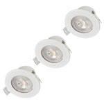 Sygonix SY-6418008 LED recessed light set Warm white 5.5W Flush Mount