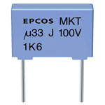 TDK B32520-C225-K MKT thin film capacitor 2.2 µF 63V DC Radial lead