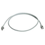 Telegärtner 100008175 RJ45 CAT 5e Grey Flame-retardant 0.5 m Patch Cable