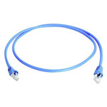 Telegärtner 100008829 RJ45 Network Cable 7.50m Blue Flame-retardant Halogen-free