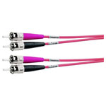 Telegärtner 100010741 Fibre Optic Cable 2m Orange ST-ST 50/125µ OM2 Multimode