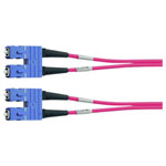 Telegärtner 100011800 Fibreglass FO Cable Violet 2m SC plugs Multimode OM4
