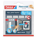 tesa 77723-00020-00 tesa Powerstrips Adhesive Hooks 6x Medium 8x Large 14 Pair