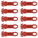 TOOLCRAFT TO-10284090 Safety box cutter 10 pcs durable design for safe cutting