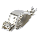 TRU COMPONENTS 1365807 Battery Terminal red copper with brass clamp