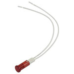 TRU COMPONENTS 1524024 Standard indicator light Red with bulb 1 pc Signal Light
