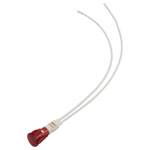 TRU COMPONENTS 1524029 Standard indicator light with bulb Red Signal Light