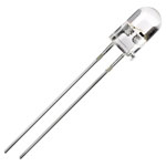 TRU COMPONENTS 1556965 LED Yellow Circular 5mm 2180-6500mcd 50° 20mA 3.3V