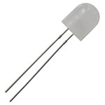 TRU COMPONENTS 1557177 LED wired Blue Circular 8 mm 360° 100 mA 3.1 V