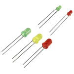 TRU COMPONENTS 1565565 LED set Green Red Yellow Circular Wired 3mm 5mm LEDs