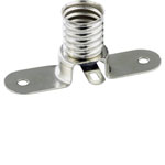 TRU COMPONENTS 1572347 Bulb holder Socket E10 Solder lug mini bulbs 1 pc