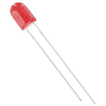 TRU COMPONENTS 1577318 LED wired Red Oval 5 mm 550 mcd 110° 20 mA