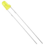 TRU COMPONENTS 1577332 LED wired Yellow Circular 3 mm 2500 mcd 60 ° 20 mA