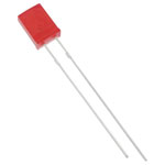 TRU COMPONENTS 1577349 LED wired Red Rectangular 2x5mm 75mcd 120° 20mA