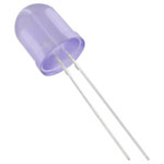 TRU COMPONENTS 1577365 LED Blue Circular 10mm 1750mcd 50° 20mA Wired