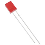 TRU COMPONENTS 1577370 LED wired Red Rectangular 2x5mm 225mcd 120° 20mA 5mm