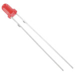 TRU COMPONENTS 1577379 LED wired Red Circular 3mm 125mcd 60° 20mA