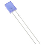 TRU COMPONENTS 1577445 LED wired Blue Rectangular 2x5mm 500mcd 120° 20mA