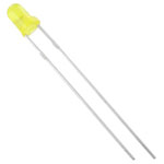 TRU COMPONENTS 1577458 LED wired Yellow Circular 3 mm 275 mcd 60 ° 20 mA