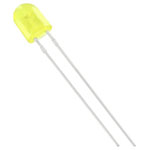 TRU COMPONENTS 1577493 LED Yellow Oval 5 mm 450 mcd 110° 50° 20 mA