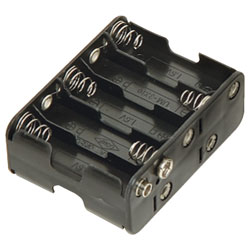 TruPower BH-3103-1B6 10 x Battery Holder AA - Side By Side Stud | Rapid ...