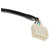 Bulgin PX0843/B USB Cable Type B Socket to Crimp Receptacle Black