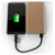 GP GPACCFP05005 5000mAh Gold Portable Power Bank w/ 2-in-1 Charge Cable