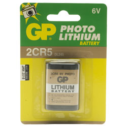 Lithium Camera Battery 6v 2cr5