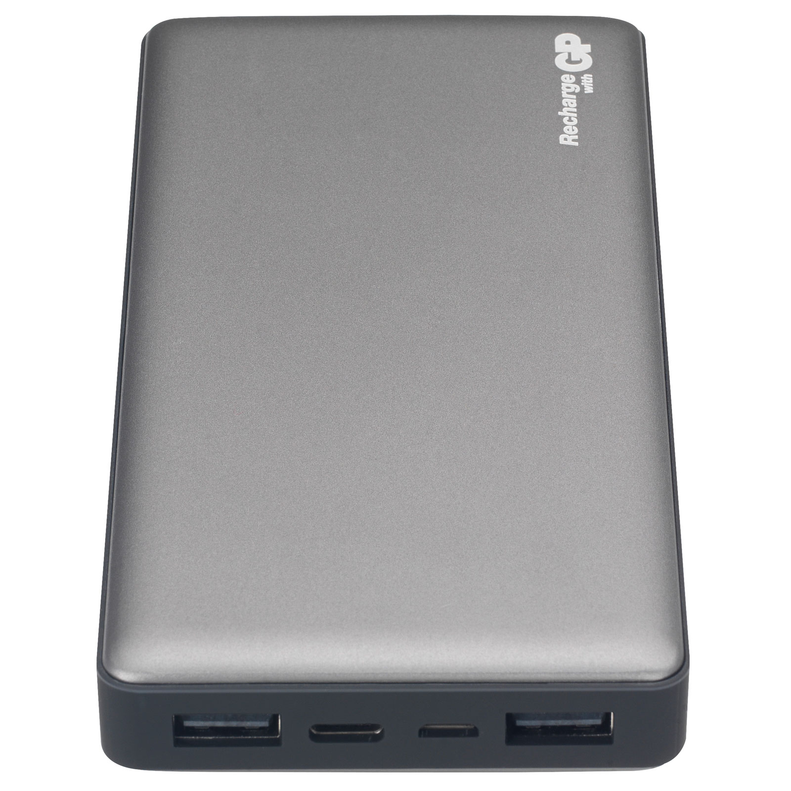 GP Batteries GPACCMP15001 M-Series Portable PowerBank, 15,000mAh Grey