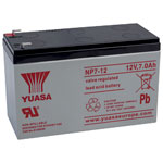 Yuasa NP Series NP7-12 Valve Regulated Lead-Acid Battery SLA 12V 7.0Ah