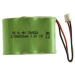 Enix E24H (TGH9001) Cordless Phone battery 3x 2/3 AA 3.6V 650mAh